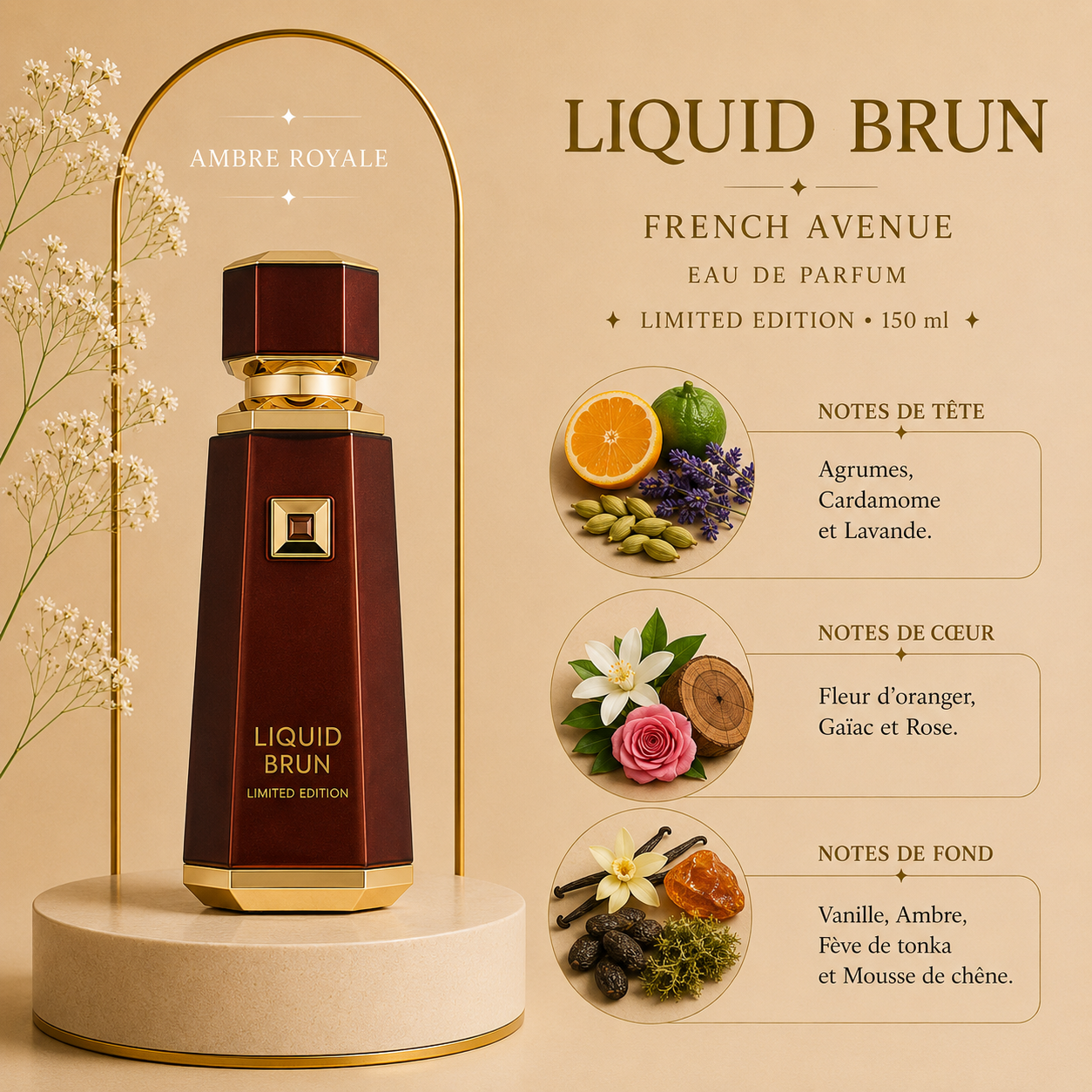 Liquid Brun Limited Edition - Eau de parfum 150ml | Armaf
