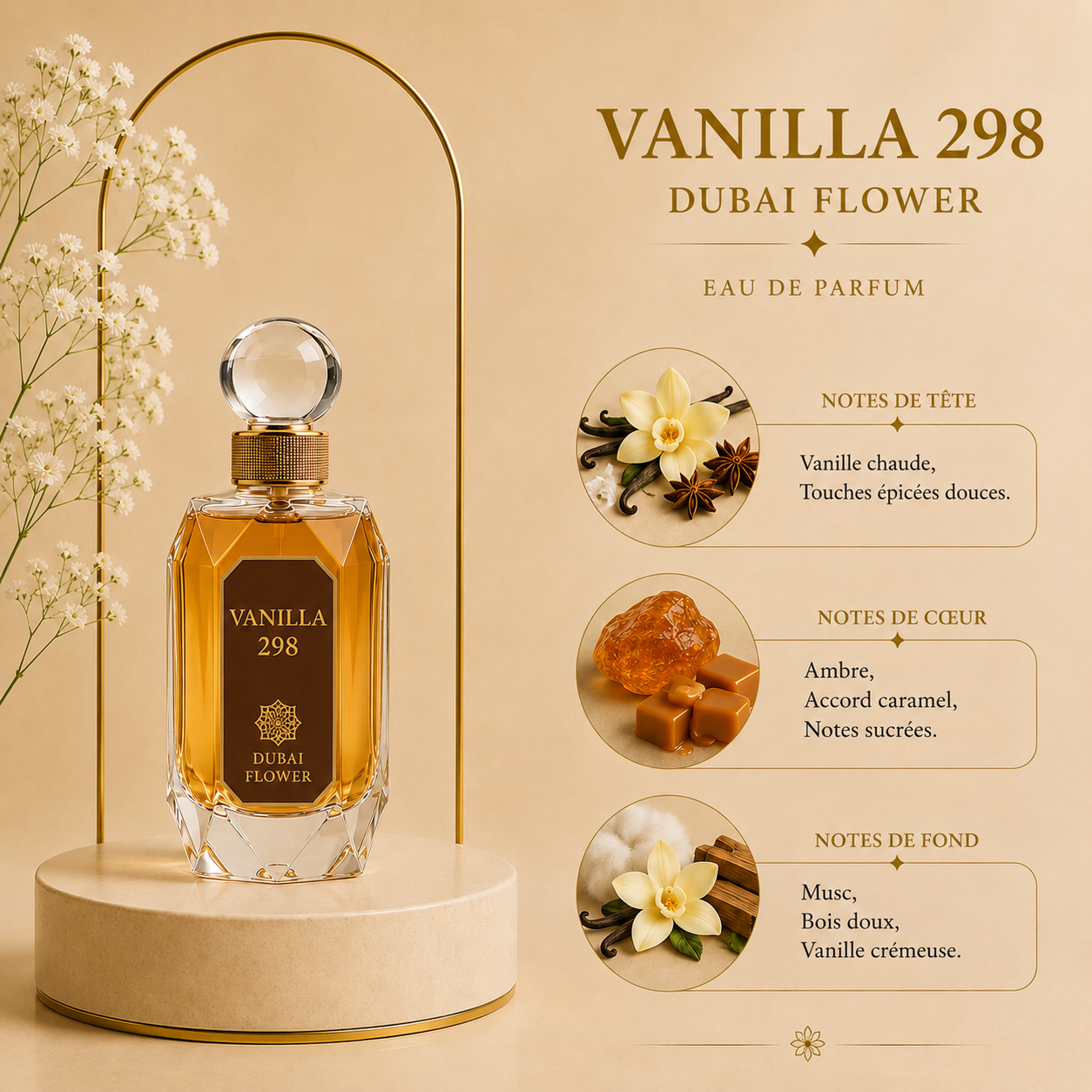 Vanilla 298 - Eau de parfum 80ml | Dubai Flower