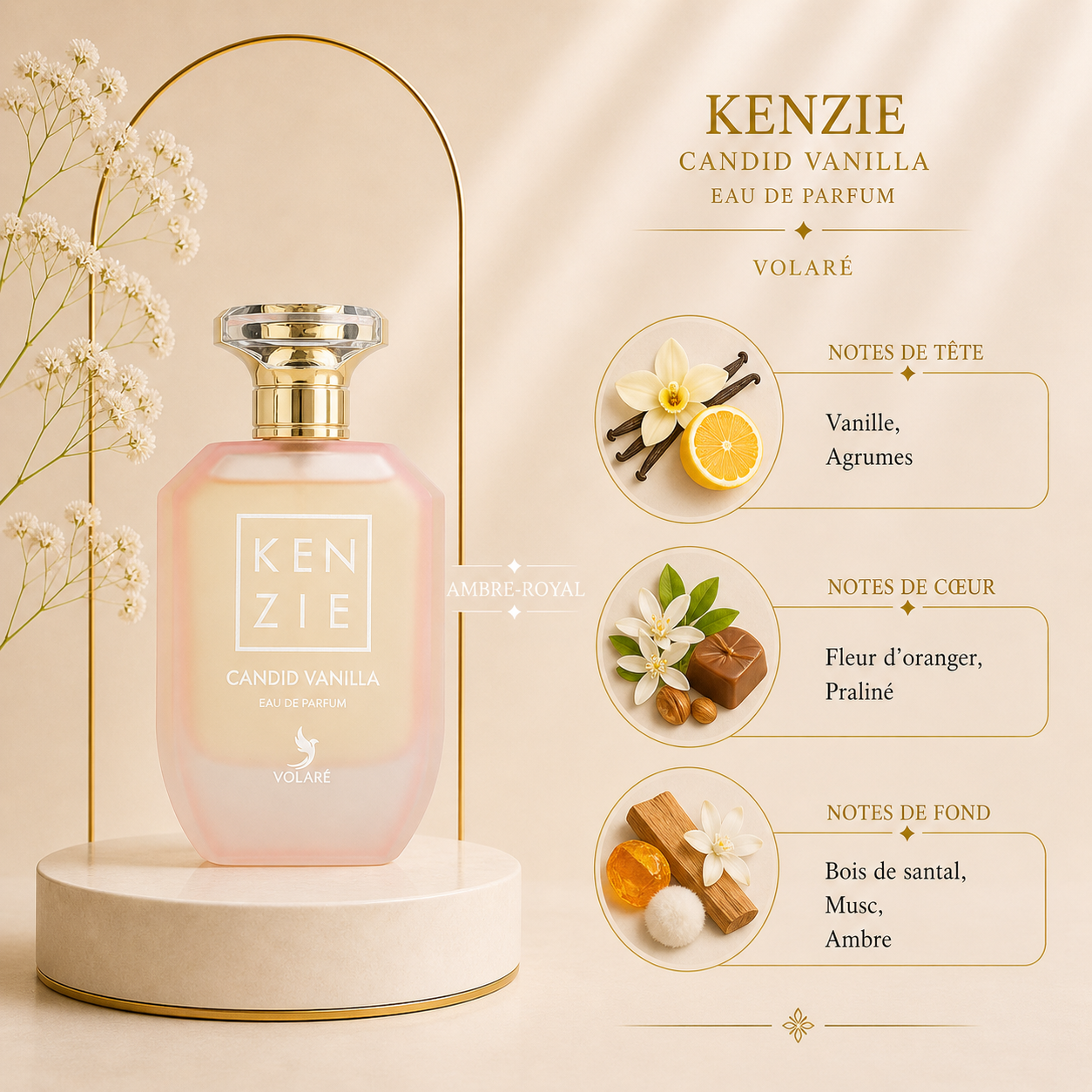 Kenzie Vanille Candid - Eau de parfum 100ml | Volaré