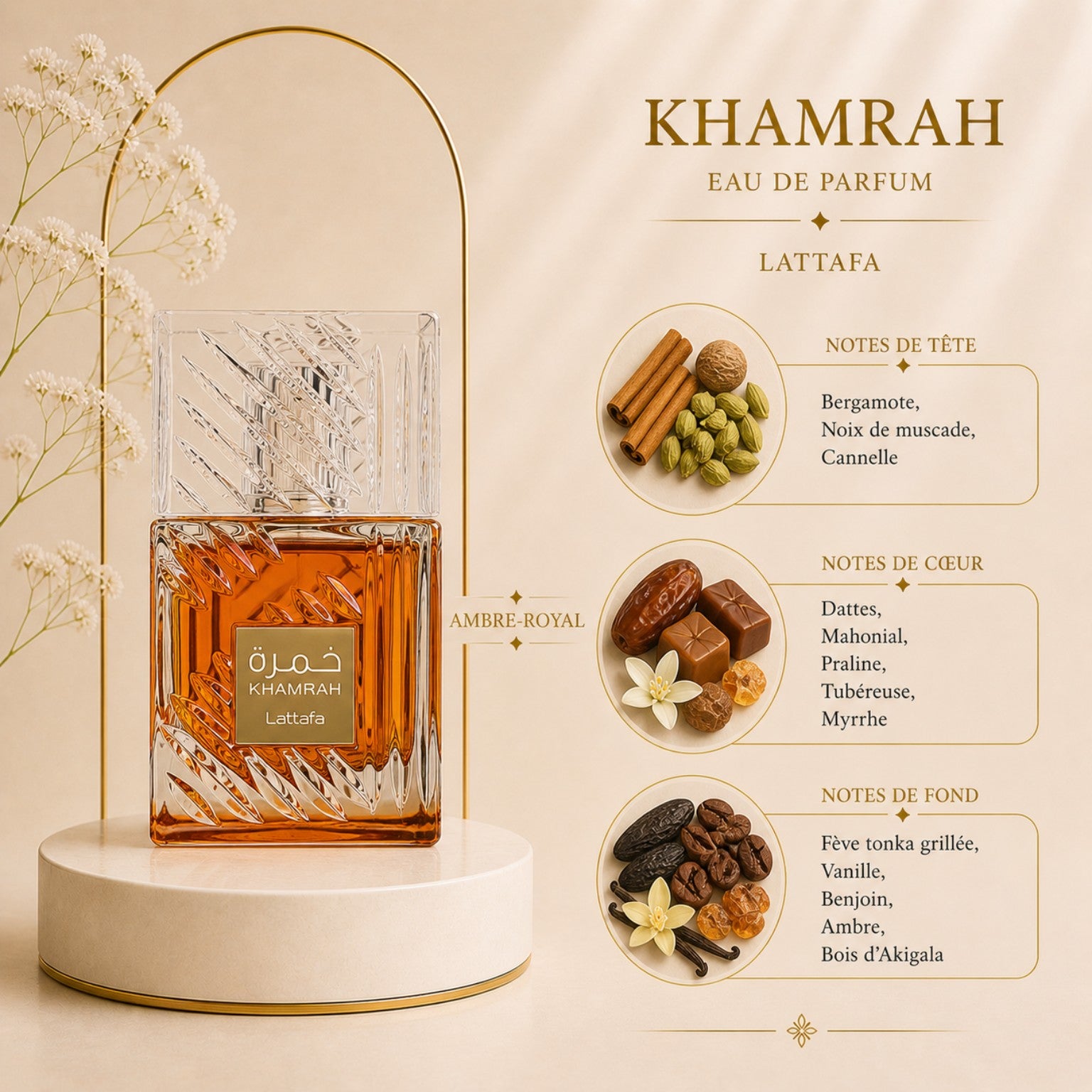 Khamrah Classique - Eau de parfum 100ml | Lattafa