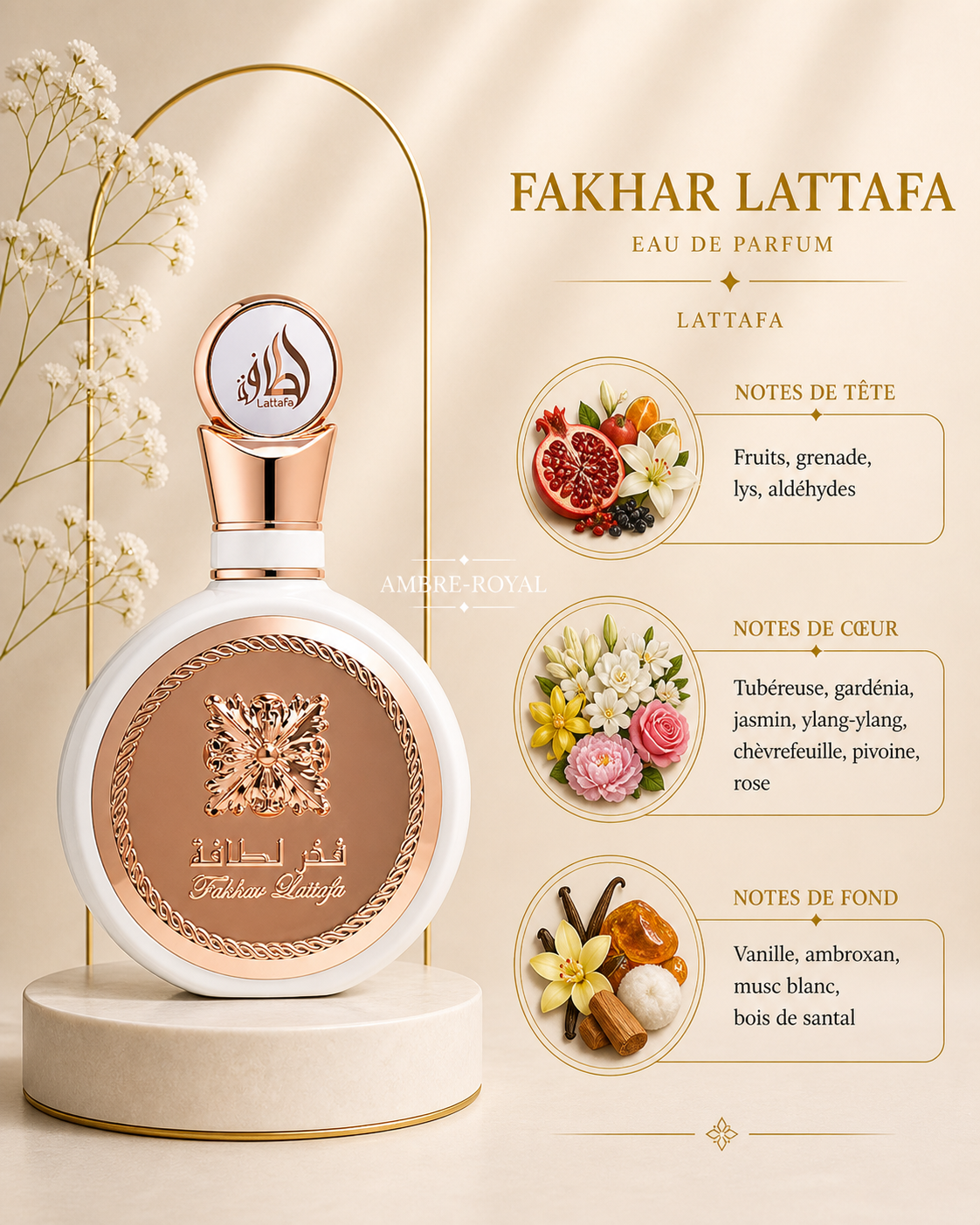 Fakhar lattafa - Eau de parfum 100ml